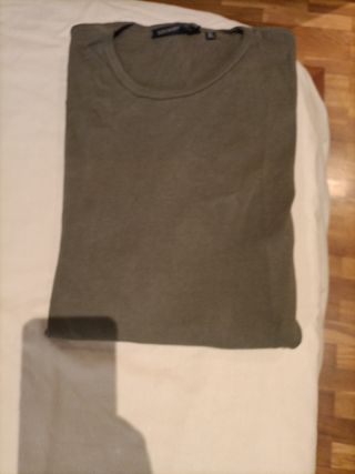 Camiseta Dockers manga larga verde XL