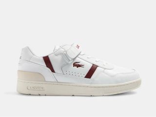 Zapatillas Lacoste T-Clip VLC Hombre Blancas/Rojas