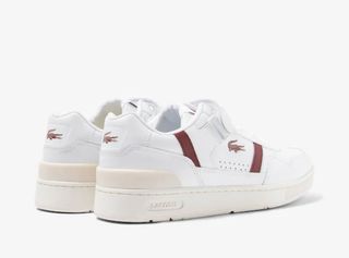 Zapatillas Lacoste T-Clip VLC Hombre Blancas/Rojas