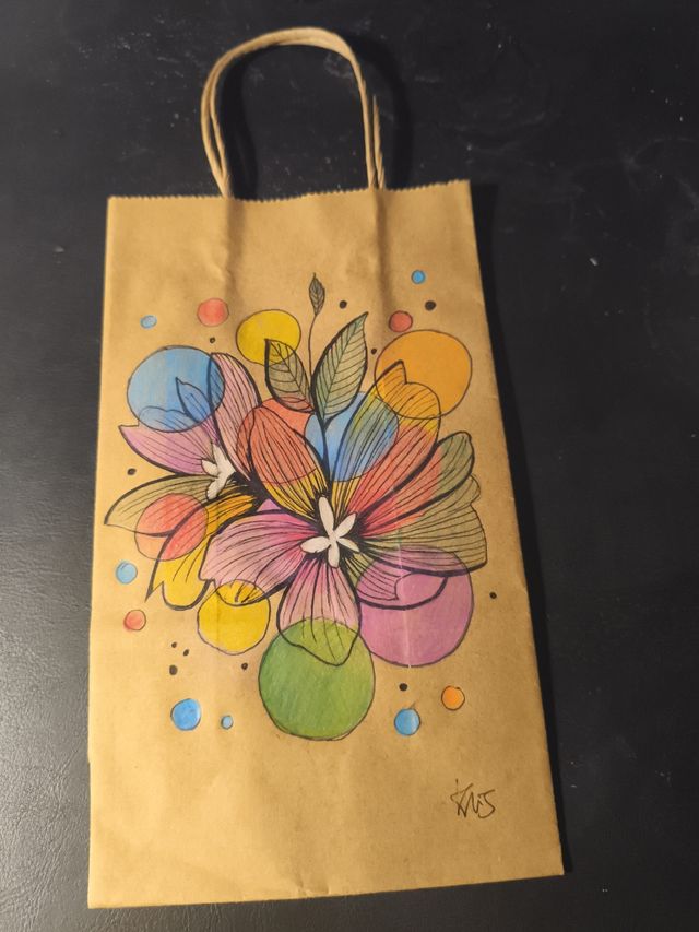 Bolsa kraft para regalar