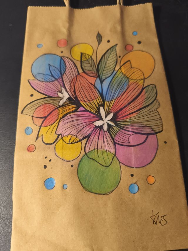 Bolsa kraft para regalar