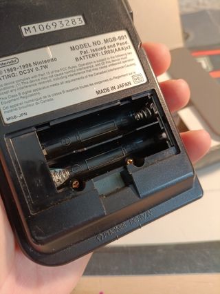 Nintendo Game Boy Pocket Negra/Gris