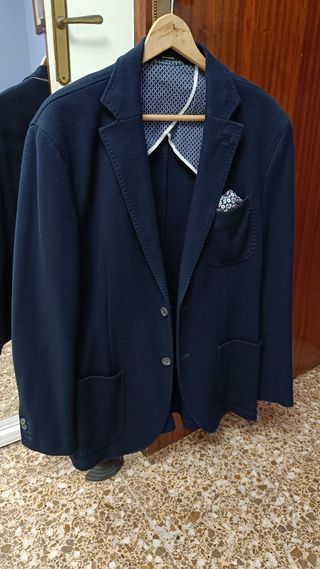 Americana Massimo Dutti Azul Talla 52