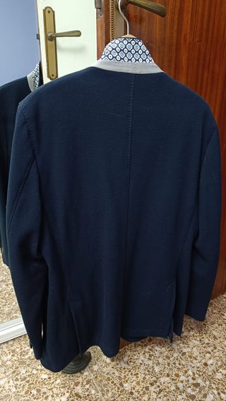 Americana Massimo Dutti Azul Talla 52