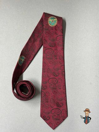 Corbata Paisley Seda y Poliéster