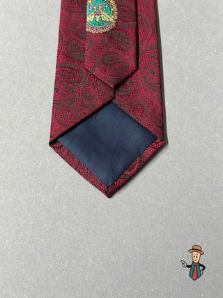 Corbata Paisley Seda y Poliéster