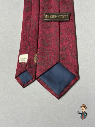 Corbata Paisley Seda y Poliéster