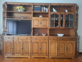 Mueble de salón de madera modulabble