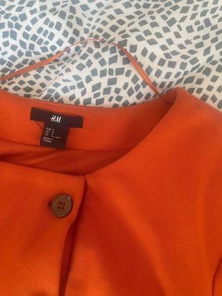 Chaqueta torera naranja H&M