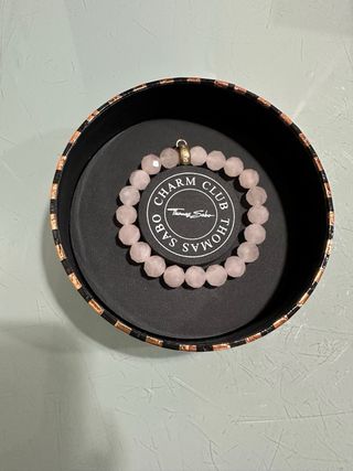 Pulsera Thomas Sabo Piedras Rosas.