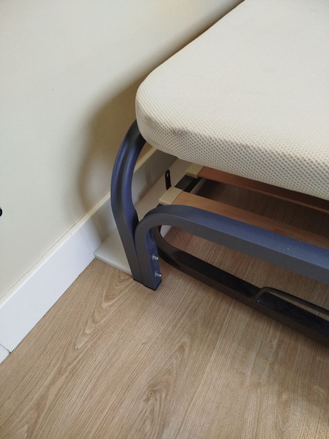 Somier doble beige y gris Regalo cubre somier tela