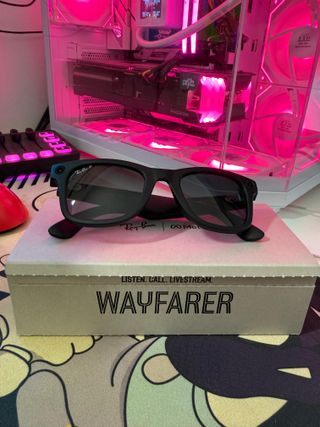 Ray-Ban Meta Wayfarer Negro mate Polarizadas
