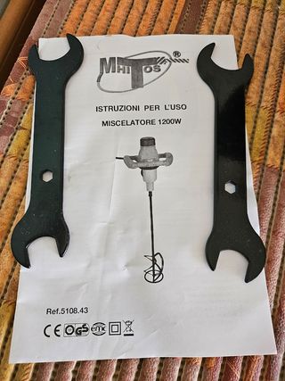 Miscelatore 6 velocità manca  attacco frusta