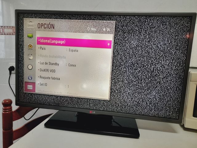 LG TV Pantalla Negra