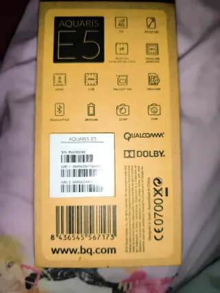 Movil Bq Aquarius E5