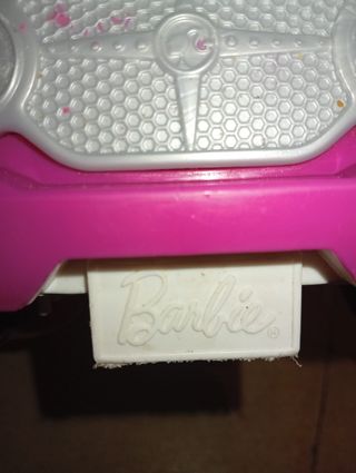Coche y 2 Muñecas Barbie Rosa