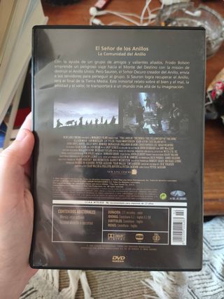 DVD El Señor de los Anillos: La Comunidad