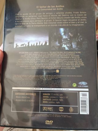 DVD El Señor de los Anillos: La Comunidad