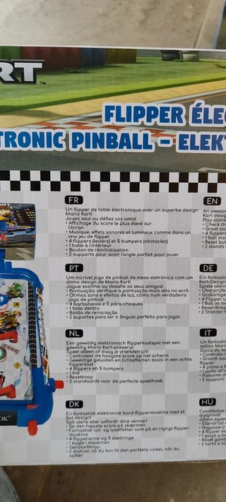 Flipper Elettronico Mario Kart Lexibook
