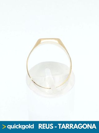 035-01-00657 ANILLO ORO DE 18K SELLO T14