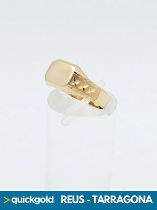 035-01-00657 ANILLO ORO DE 18K SELLO T14