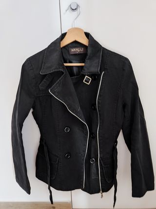 Trench vintage nero
