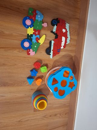 Lote Juguetes Educativos Madera