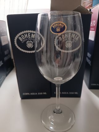 Cristalería Bohemia Juego Copas Vaso