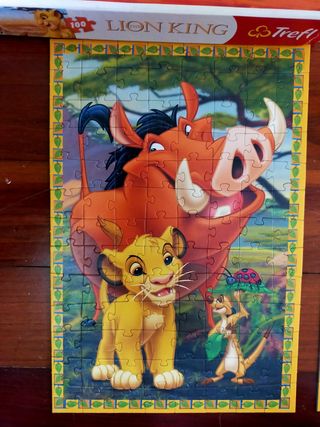 3 Puzzles El Rey León 100 Piezas