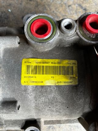 Compresor A/C Ford Fiesta 2011 1.2i