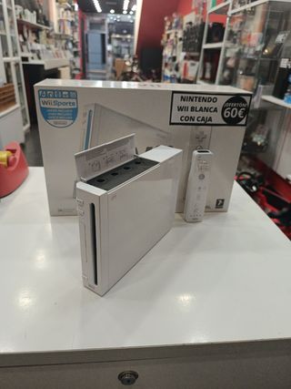 NINTENDO WII RETROCOMPATIBLE CON CAJA Y MANUALES 