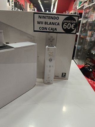 NINTENDO WII RETROCOMPATIBLE CON CAJA Y MANUALES 