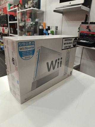 NINTENDO WII RETROCOMPATIBLE CON CAJA Y MANUALES 