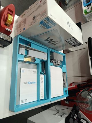 NINTENDO WII RETROCOMPATIBLE CON CAJA Y MANUALES 