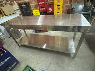 Mesa Banco Hostelería Acero Inoxidable