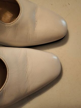 Sandálias de salto brancas