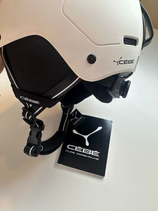 Casco de esquí Cébé blanco