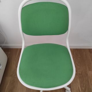 Silla infantil para escritorio verde