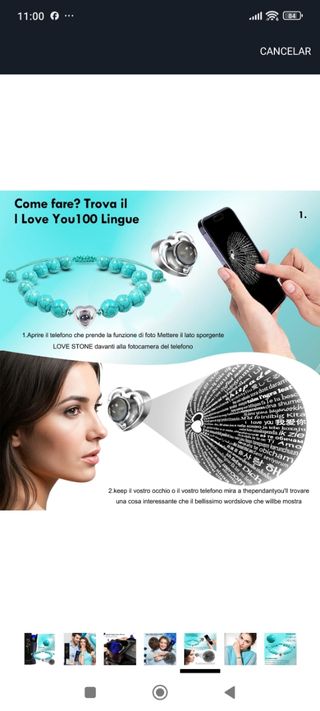 Rosa Eterna Azul con Pulsera Turquesa