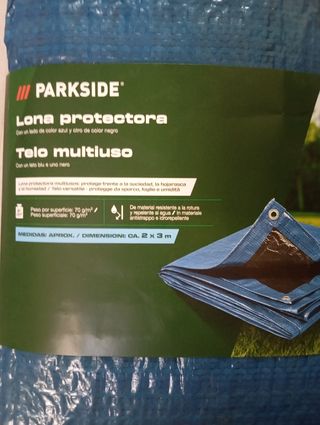 Lona Protectora Parkside 2x3m nueva