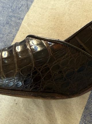 MOLASCHI Scarpe Donna Coccodrillo Marrone