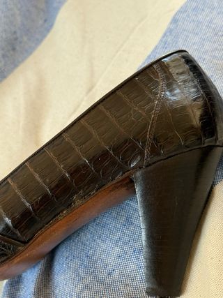 MOLASCHI Scarpe Donna Coccodrillo Marrone