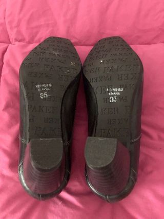 Zapatos de piel Parker negros