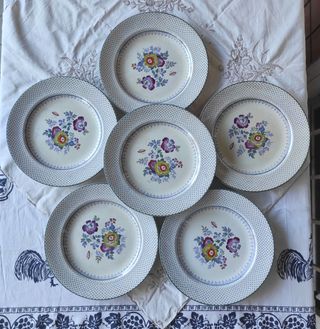 6 Piatti England 1860