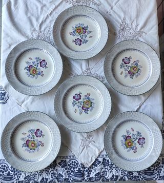 6 Piatti England 1860
