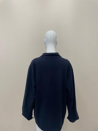 Polo Lacoste Manga Larga Azul