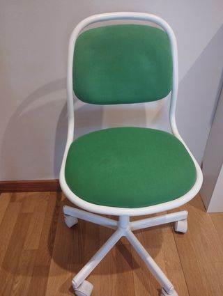 Silla de escritorio infantil verde