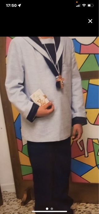 traje de comunión 
