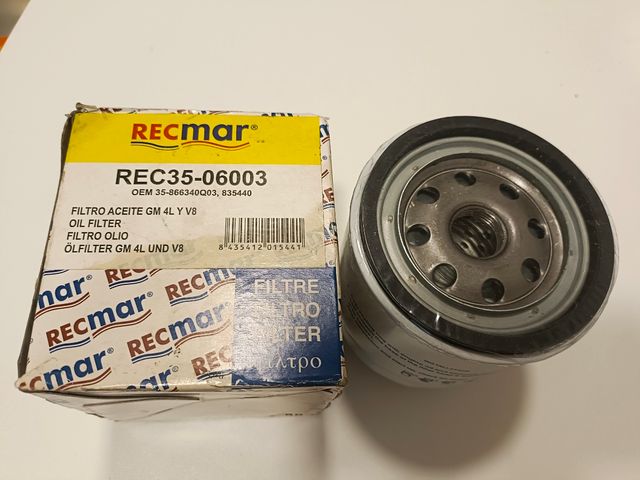 REC35-06003 Filtro Aceite Recmar GM 4L V8