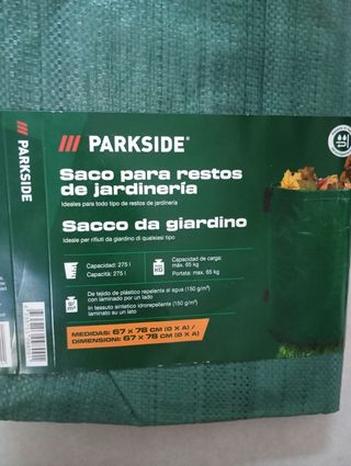 Saco para restos de jardinería Parkside